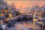 Thomas Kinkade Canvas Paintings - Spirit of Christmas